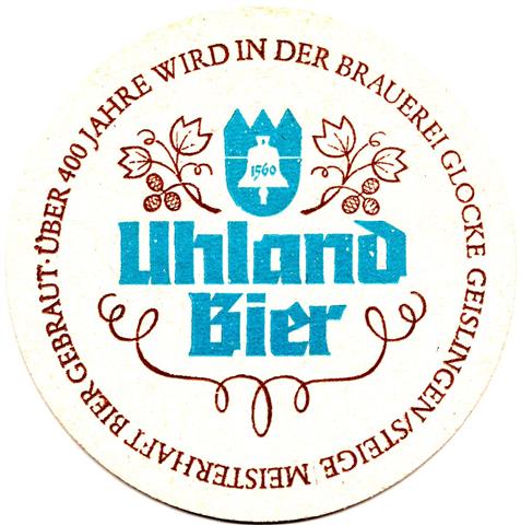 geislingen gp-bw uhland rund 1a (190-uhland bier-blaubraun) 